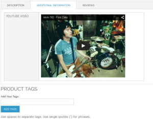 Youtube Video pada Halaman Produk Magento Website